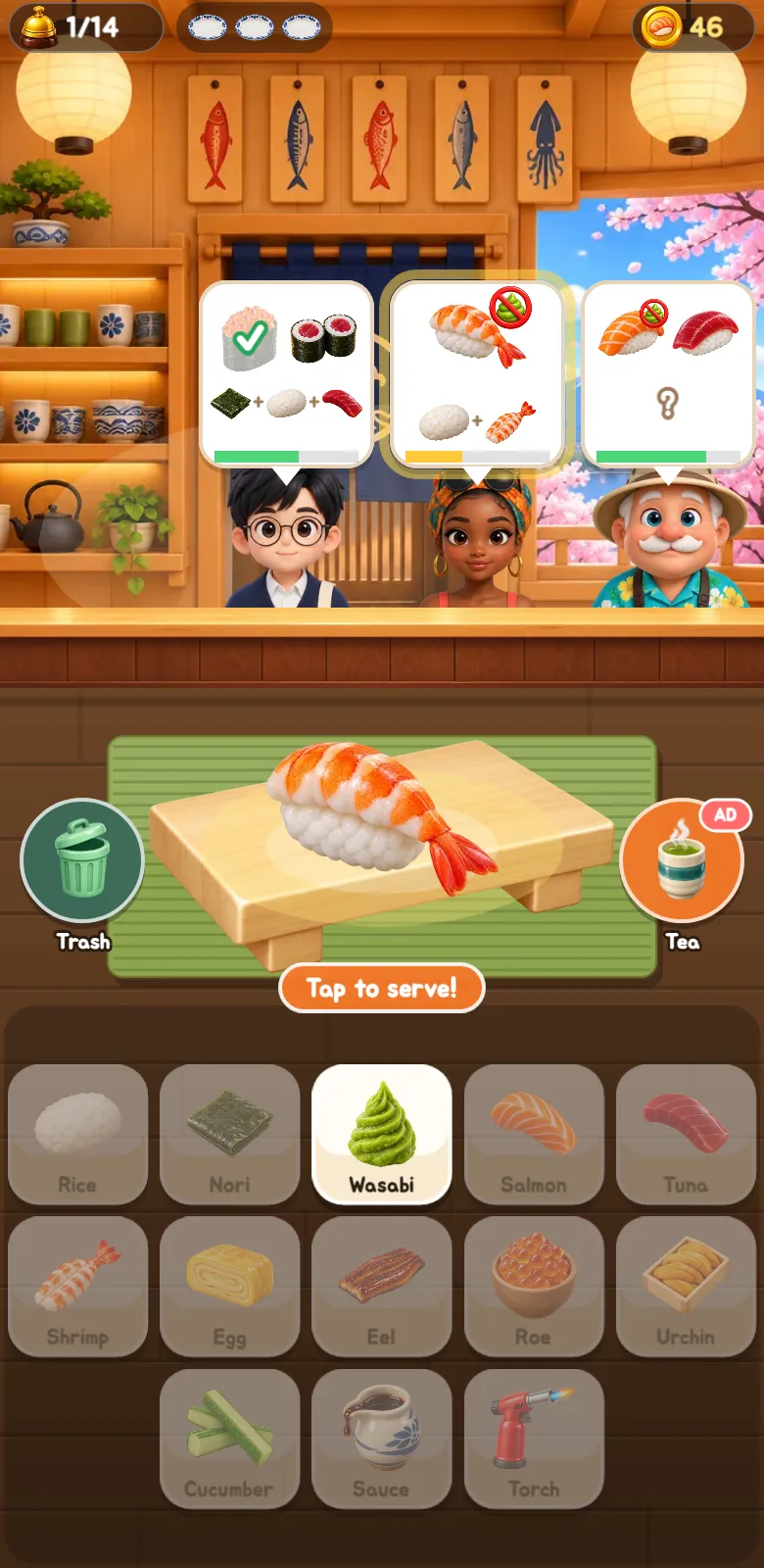 Sushi Rush screenshot 1